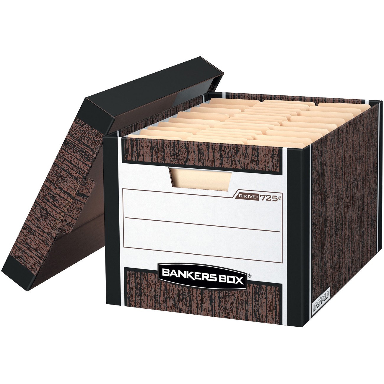 Bankers Box Bankers Box R-Kive Woodgrain Storage Boxes